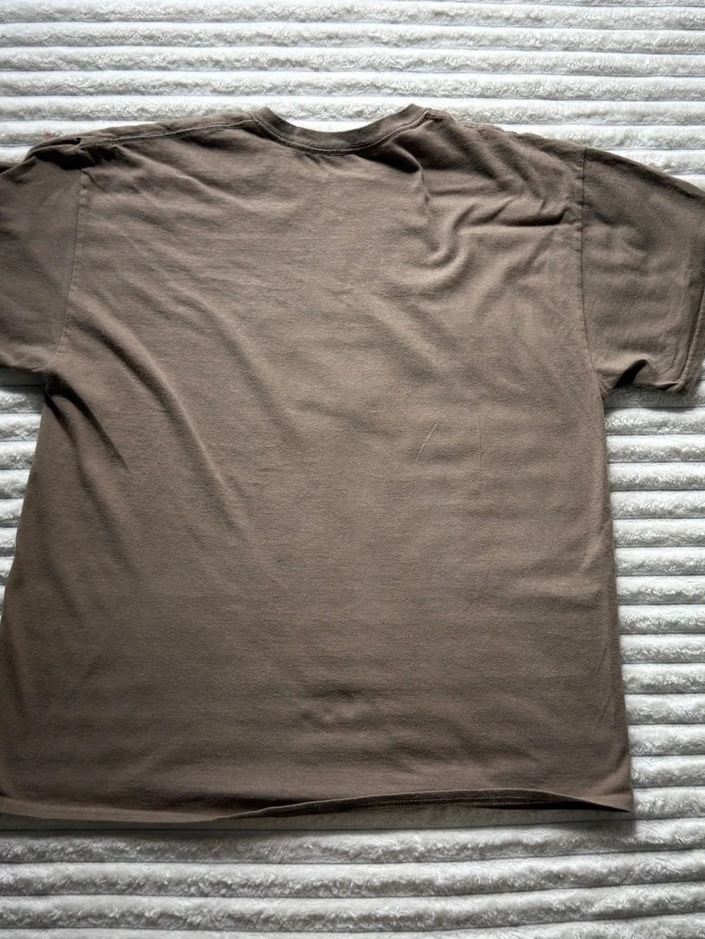 Playboy women’s Brown Bunny Logo Graphic Print Crew Neck T-Shirt Sz XL
